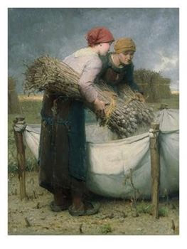 Femmes dans les champs par Désiré François Laugée
