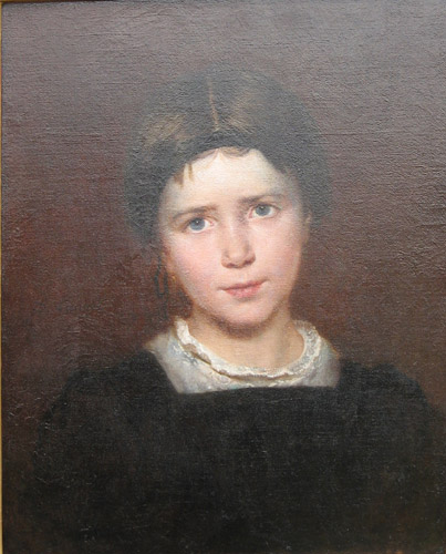 Portrait d’une jeune fille par Désiré François Laugée